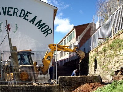 Comienza obra cubierta CP Verdeamor