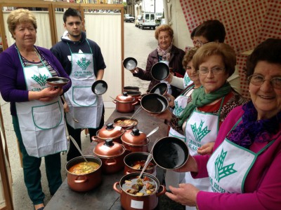 Entrega de potajes en el concurso de 2013