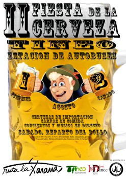Cartel de la II Fiesta de la Cerveza