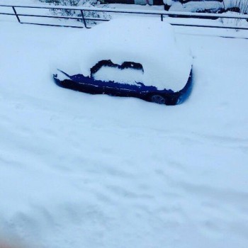 Un coche en Cerredo