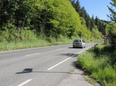 Carretera entre Cangas y Corias