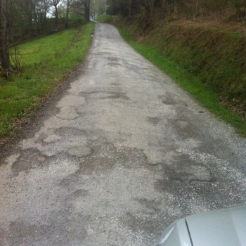 Carretera a San Martín de Sierra