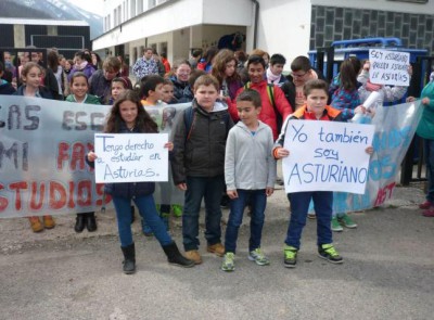 Protesta en Cerredo. Internet