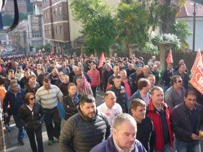 MANIFESTACION MINERA EN CANGAS DEL NARCEA