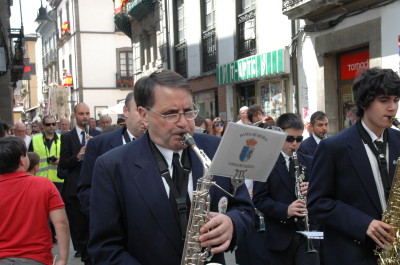 La Banda en la procesión mañanera del 16