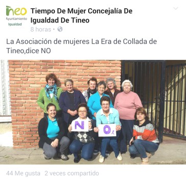 Asociaciones de mujeres sumándose a la campaña