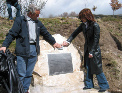 Los padres de Sheila en el lugar en que pareció muerta