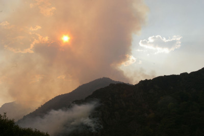 MERA.-Incendios en Fuentes del Narcea