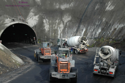 Tunel minero en Cerredo