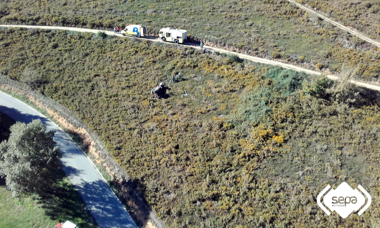 ALLANDE.- Un muerto por accidente de tractor