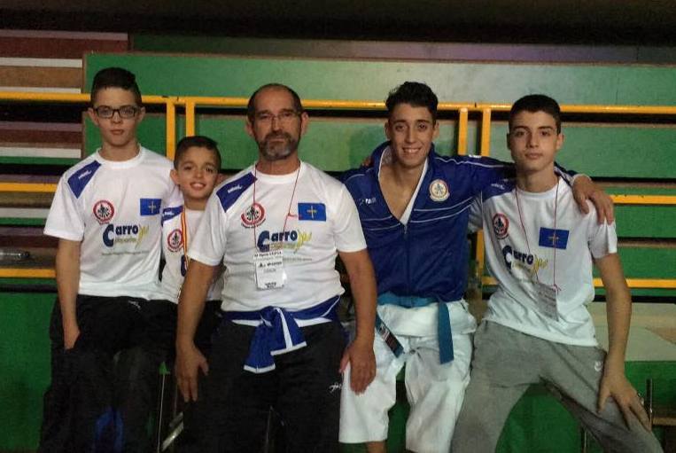 CANGAS DEL NARCEA.- Éxito del karate cangués en Guadalajara