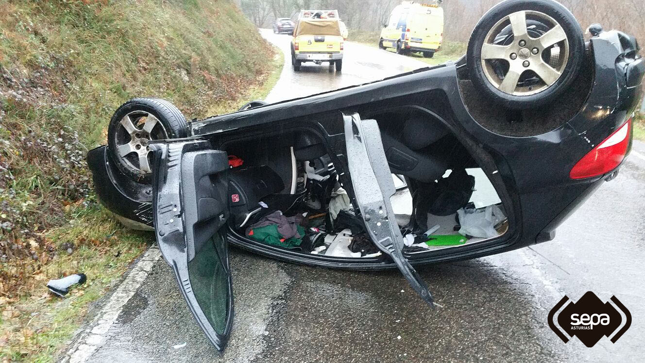 Accidente de tráfico en Allande