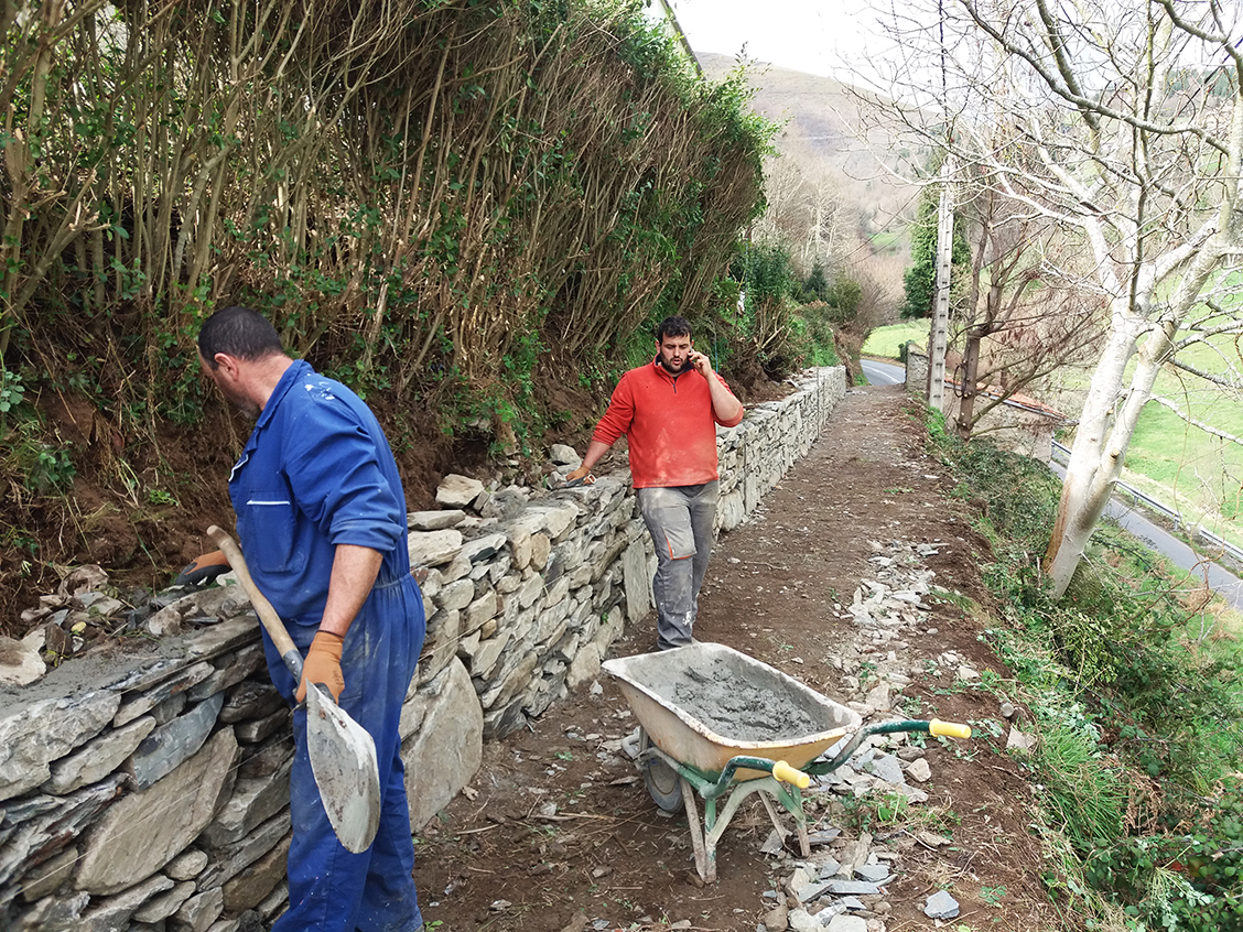 ALLANDE.- Mejoras en el Camino de Santiago