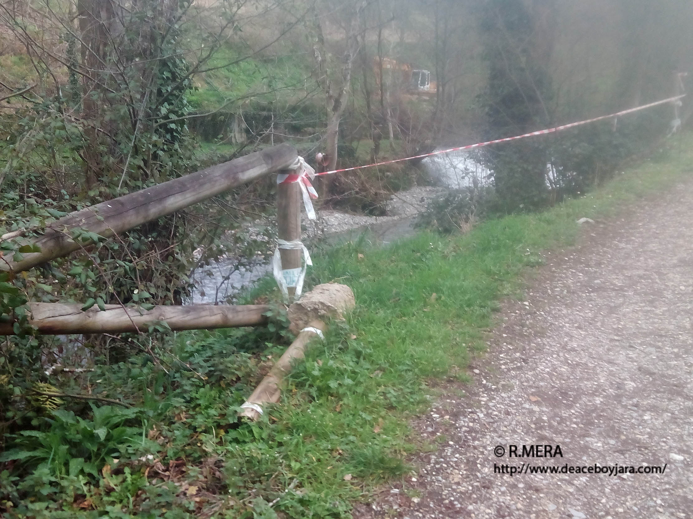 CANGAS DEL NARCEA.- El pésimo estado del Paseo del Vino y la desidia de los responsables