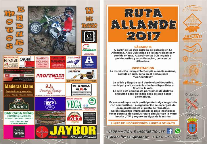 ALLANDE.- Ruta Allande 2017