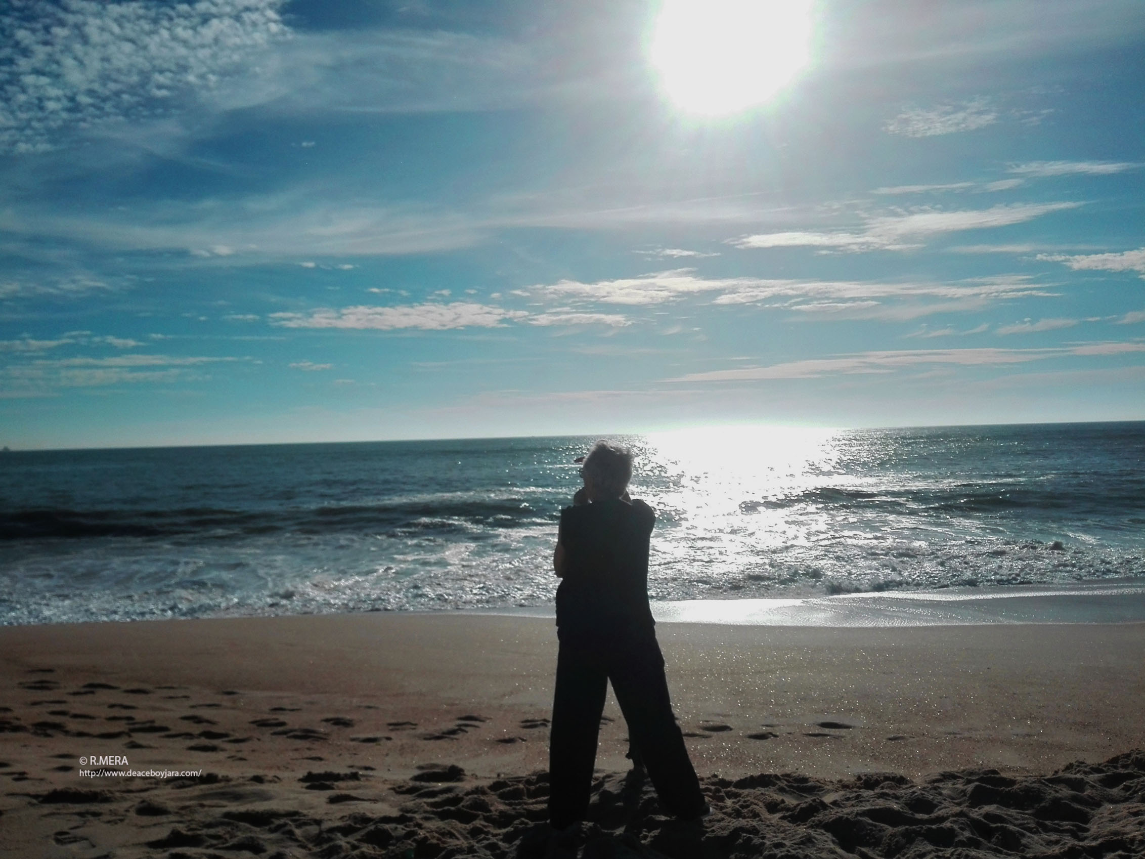 Con Camões frente al mar portugués