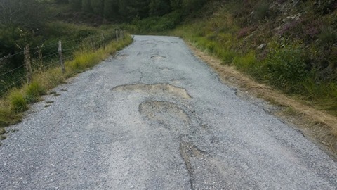 CANGAS DEL NARCEA. Bergame pide el arreglo de su carretera