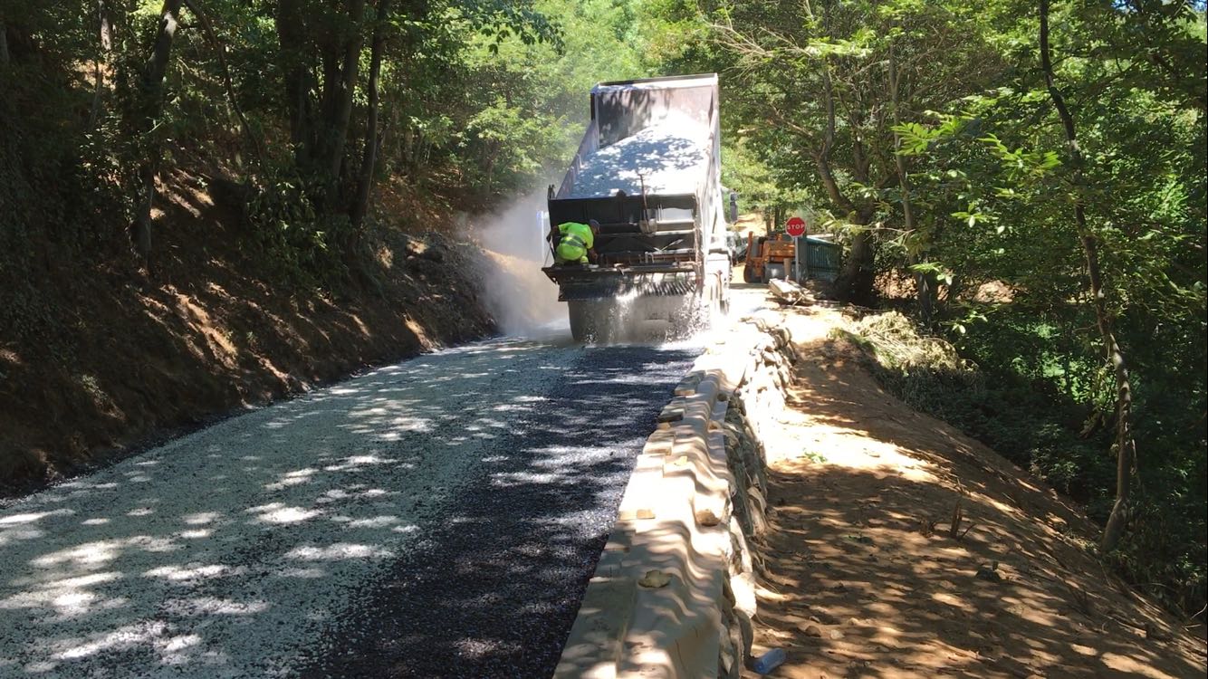 ALLANDE.- Finalizan Las obras de acceso a Carballedo