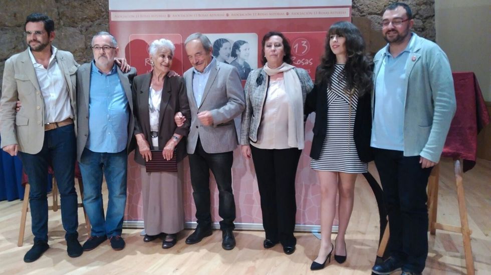 CANGAS DEL NARCEA.- La activista canguesa HildaFarfante premiada por la Asociación Trece Rosas