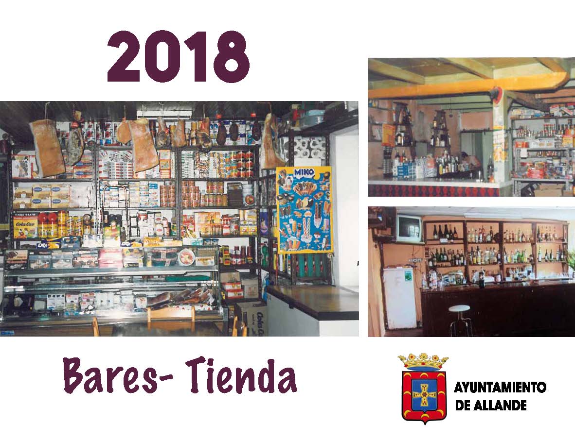 ALLANDE.- Un calendario de tiendas y bares