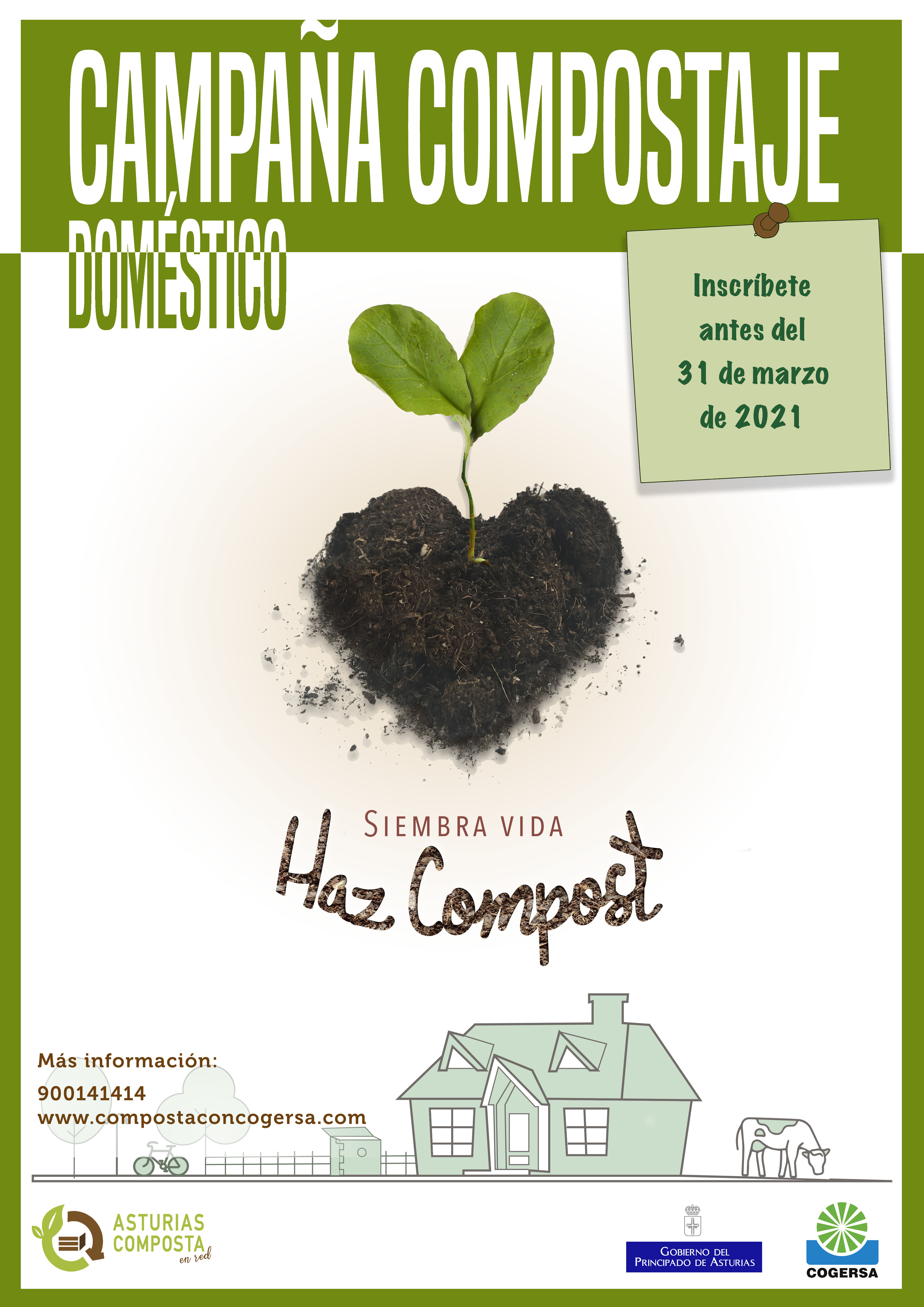 Cangas del Narcea abre el plazo para inscribirse en la campaña de compostaje
