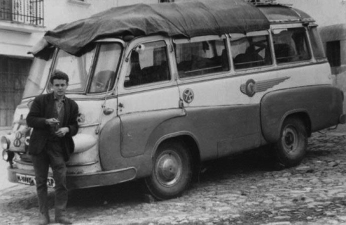 La foto y su pie:El coche de Merino