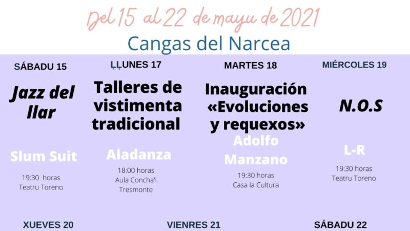 Cangas celebra su Semana de las Ḷḷetras Asturianas