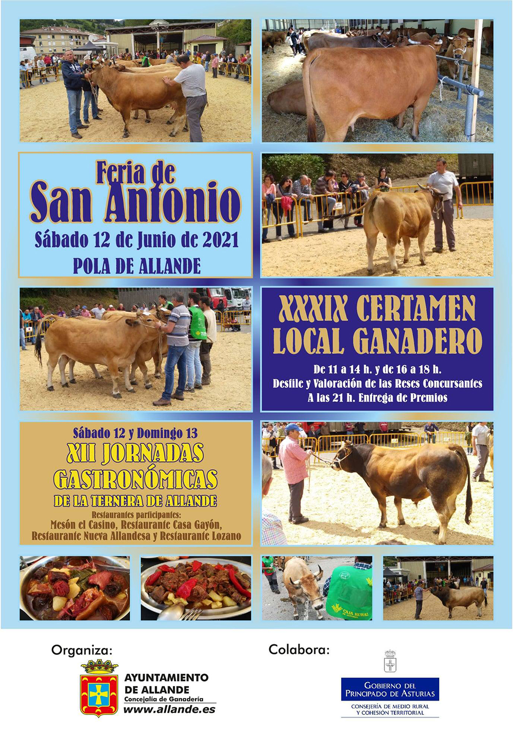 Allande. El sábado Feria de San Antonio