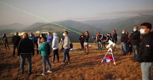 Allande se asomó al espacio