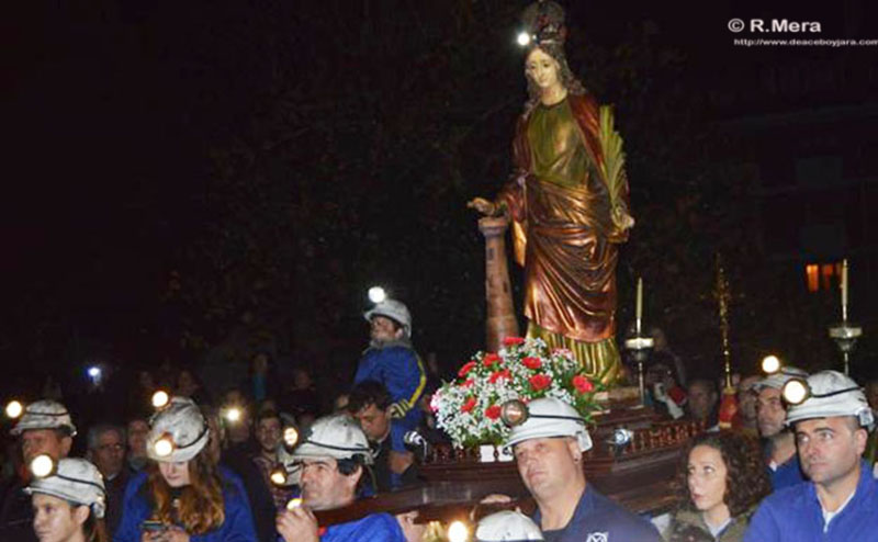 Los inicios de la fiesta de Santa Bárbara. “El Madreñinas”