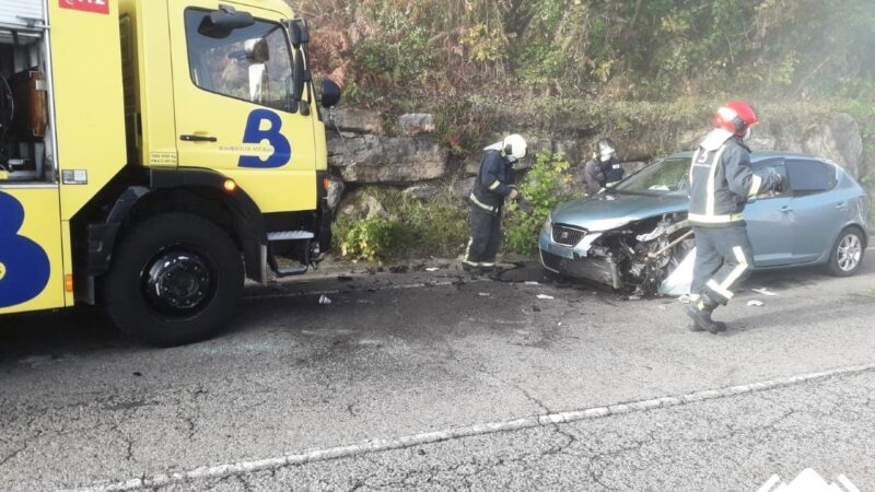 Accidente de tráfico en Tineo