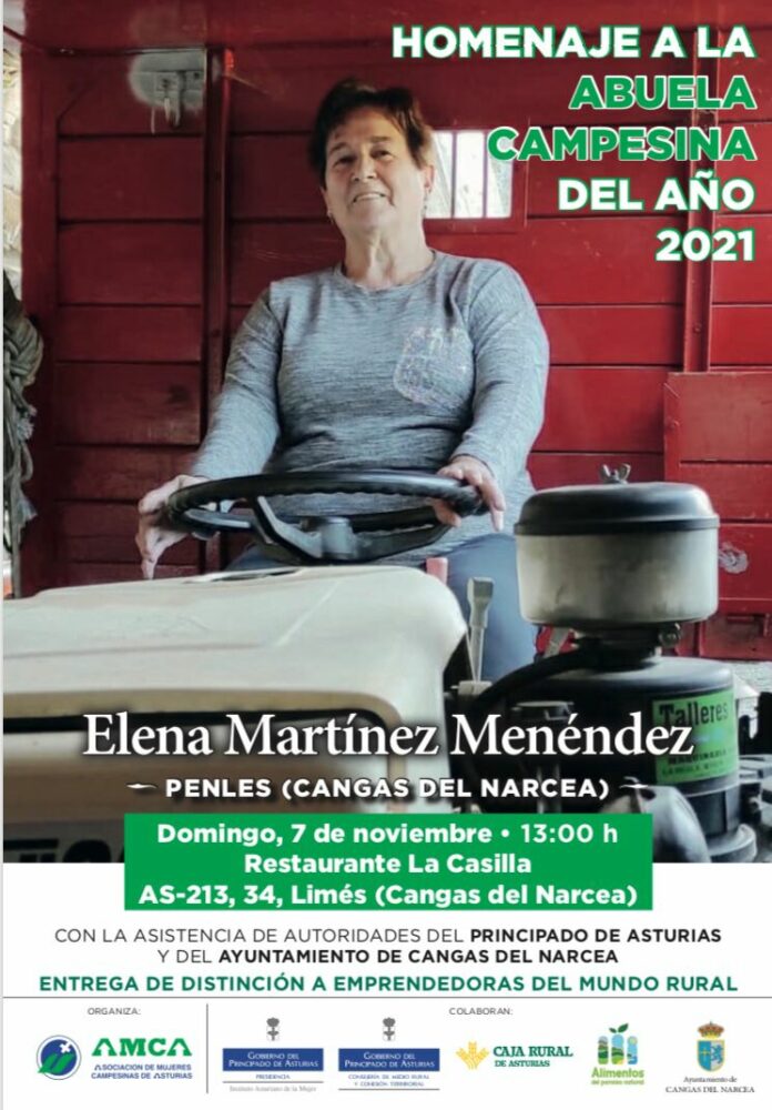 Elena Martínez, de Penlés, “Abuela Campesina”