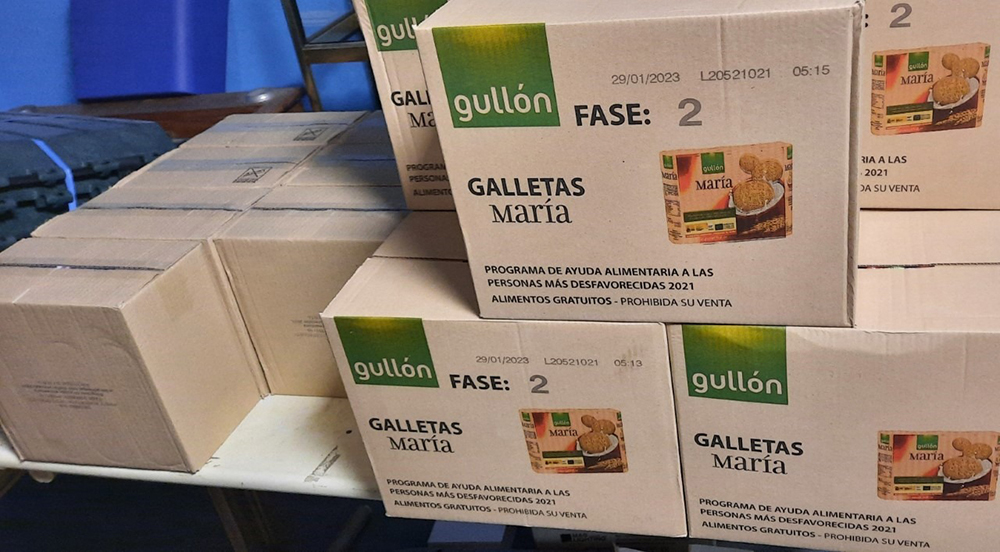 Ayuda alimentaria para 21 familias de Allande