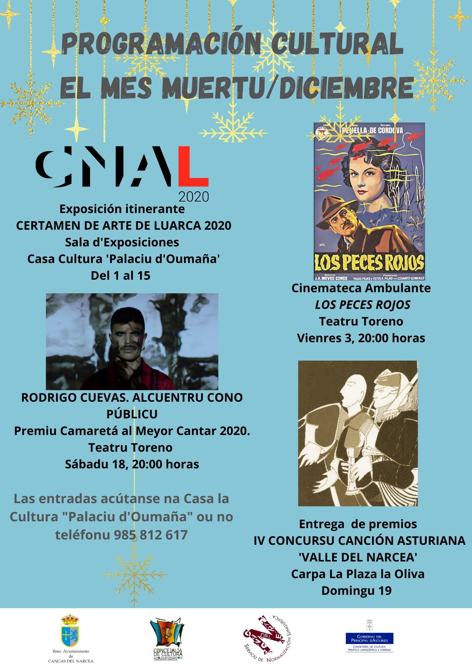 Programa Cultural para Diciembre