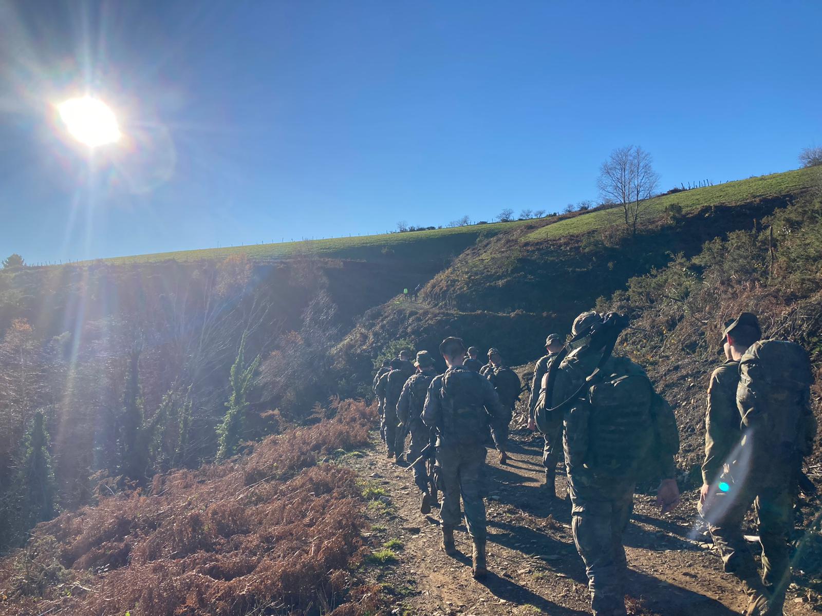 Los militares se forman en Cangas del Narcea