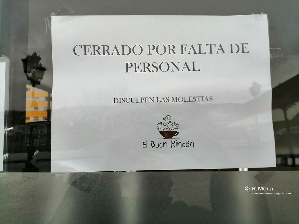 Paro, carteles de cierre y picaresca