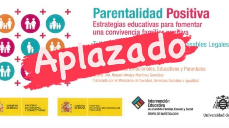 Cangas aplaza el taller de parentalidad positiva ante la situación sanitaria