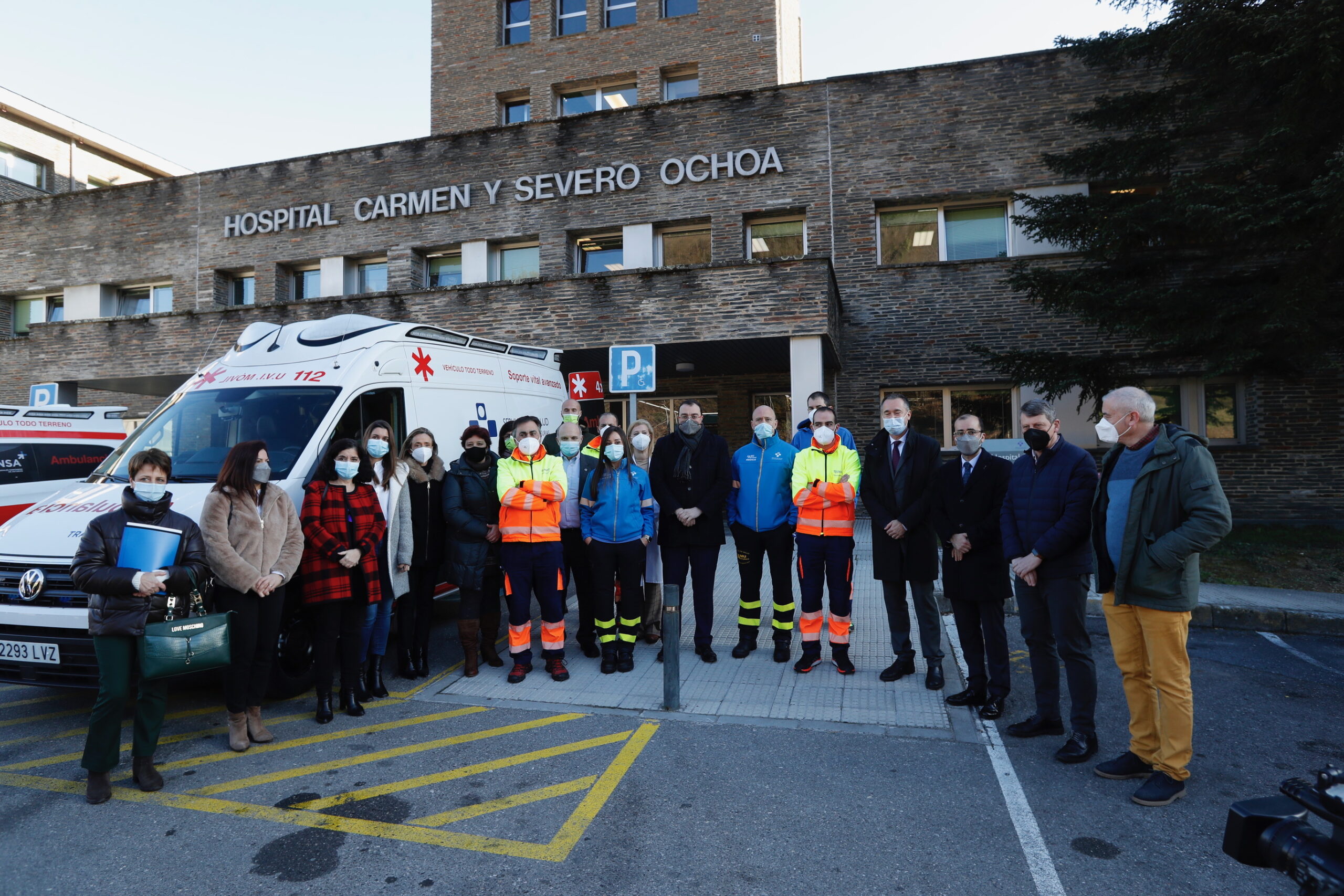 Entregadas la UVI móvil y una ambulancia convencional al Área sanitaria II. Suroccidente