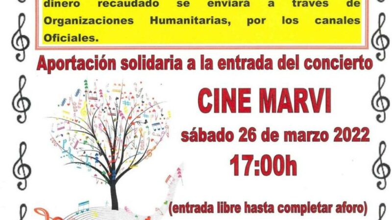 TINEO. El Concierto de Primavera de mañana tendrá carácter solidario