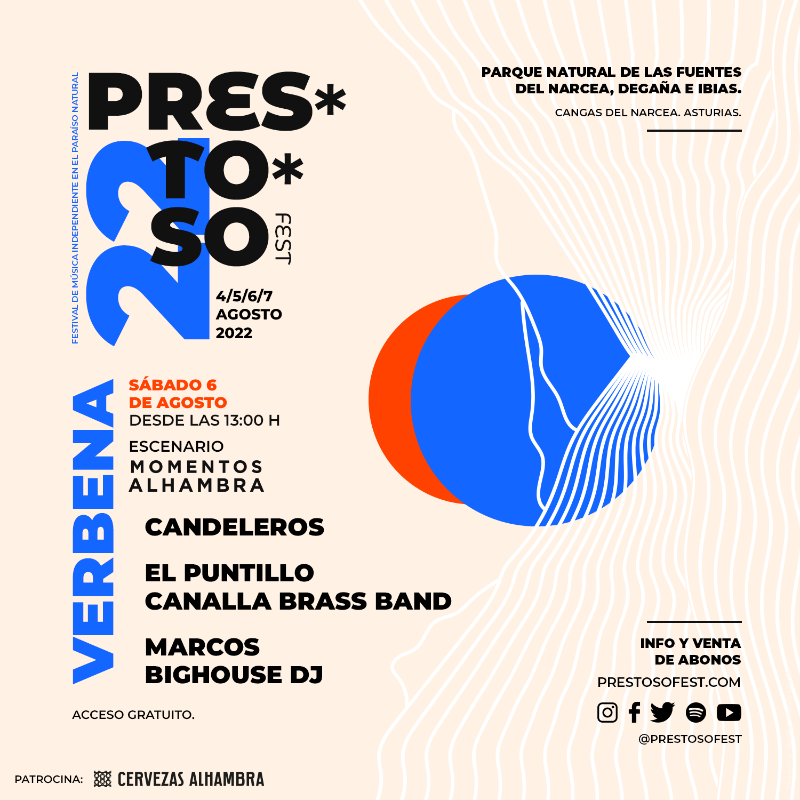 El Prestoso Fest completa su programación en el Escenario Momentos Alhambra