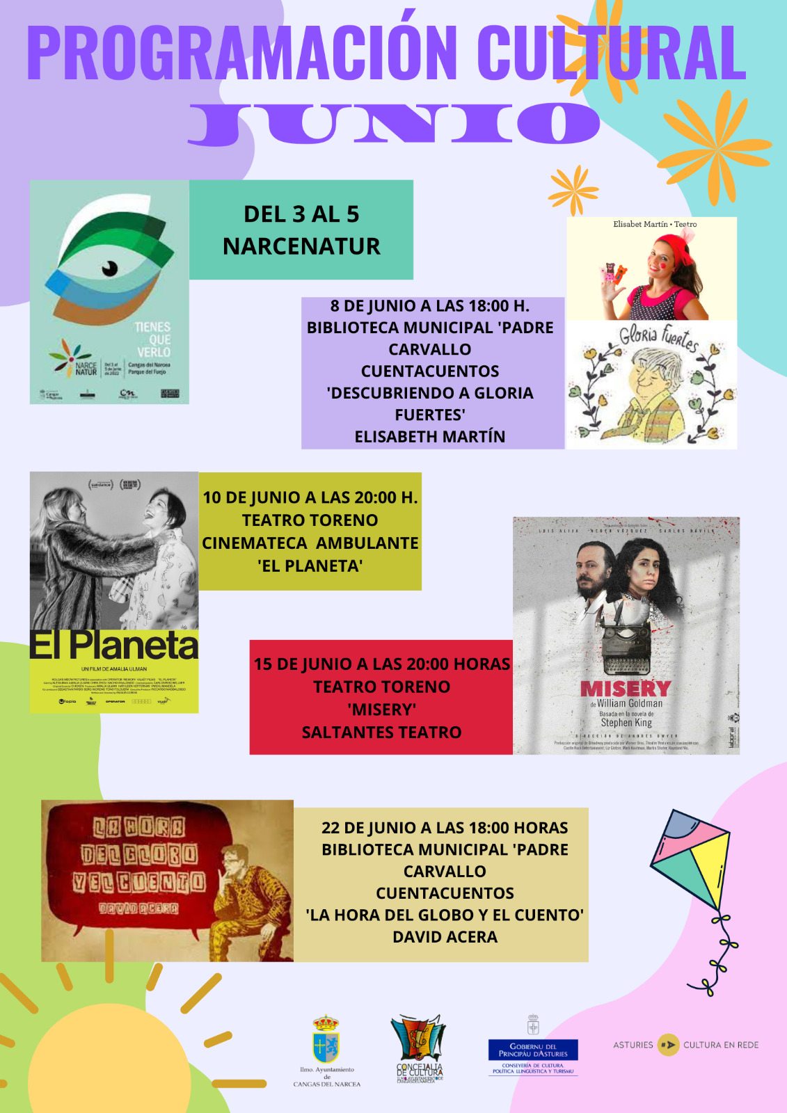 CANGAS.-Programación cultural de junio