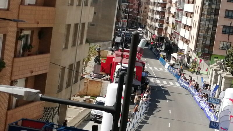 Cangas. Más aparato en la llegada de la vuelta que espectadores