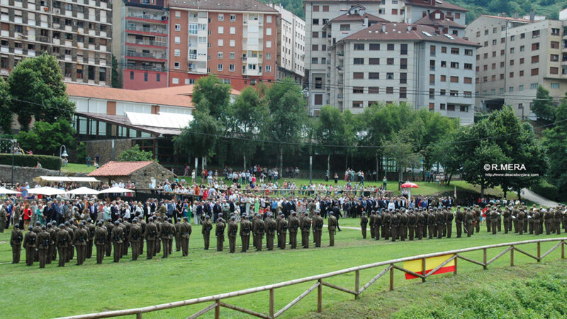 La Jura de Bandera en el Molín vista por Xuan