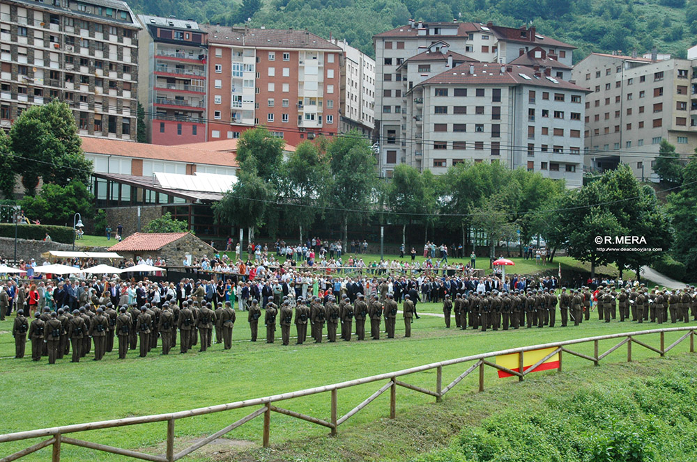 La Jura de Bandera en el Molín vista por Xuan