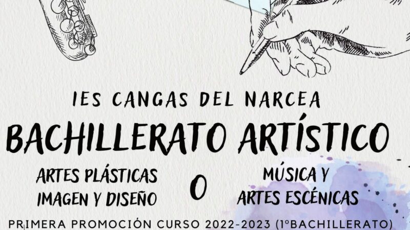 El ÍES de Cangas oferta el Bachillerato Artístico para el próximo curso 2022/2023