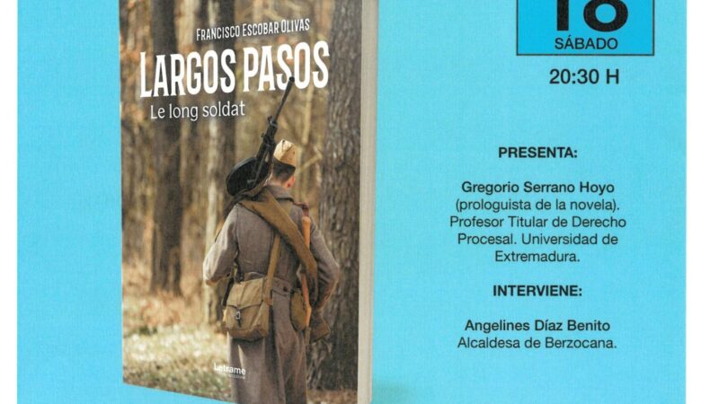 “Largos pasos” llega el sábado 18 a Berzocana