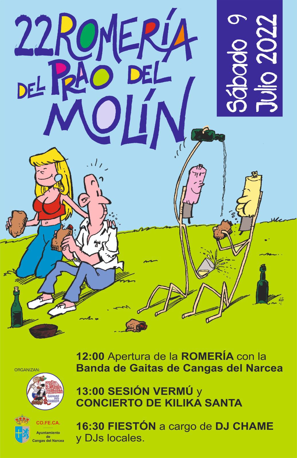 CANGAS. Romería del Molín