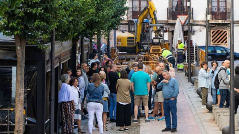 Acuerdo parcial entre comerciantes hostelería y la alcaldía con respecto a las  obras en la villa