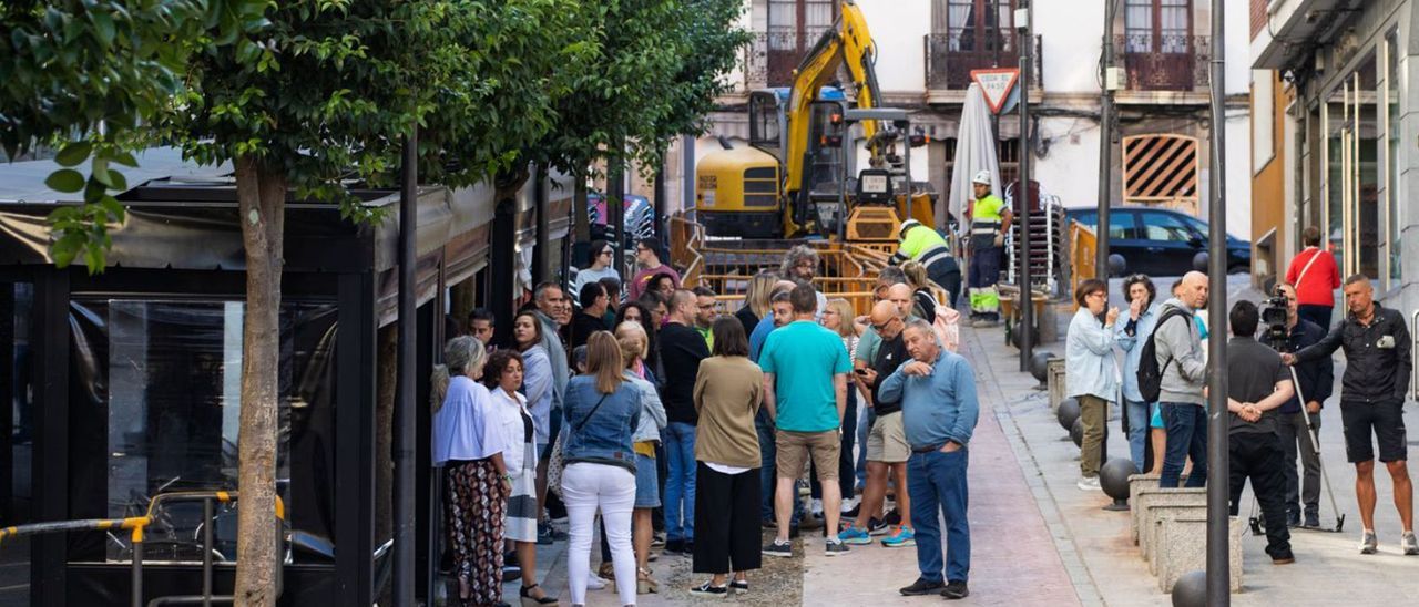 Acuerdo parcial entre comerciantes hostelería y la alcaldía con respecto a las  obras en la villa