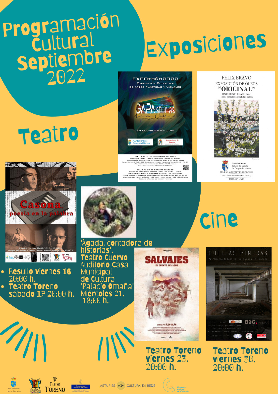 Cangas: Programación cultural septiembre